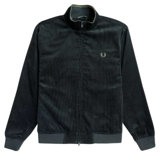 Fred Perry - Cord Brentham Jacket J8546 night green Q20