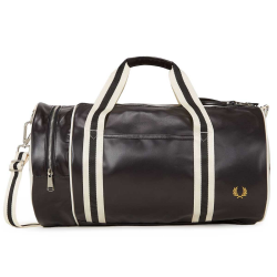 Fred Perry - Classic Barrel Bag L7255 black/ecru D57