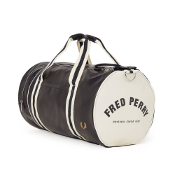 Fred Perry - Classic Barrel Bag L7255 black/ecru D57