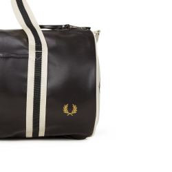 Fred Perry - Classic Barrel Bag L7255 black/ecru D57