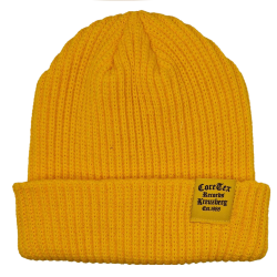 Coretex - Est.1988 Beanie Woven Loop Label gold/yellow