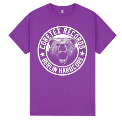 Coretex - Bear T-Shirt purple-white