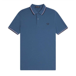 Fred Perry - Twin Tipped Polo Shirt M3600 midnight blue/ultra violet/navy W98