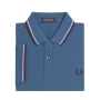 Fred Perry - Twin Tipped Polo Shirt M3600 midnight blue/ultra violet/navy W98