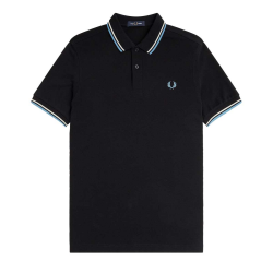 Fred Perry - Twin Tipped Polo Shirt M3600 black/ecru/soft...