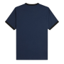 Fred Perry - Ringer T-Shirt M3519 dark carbon/black X66