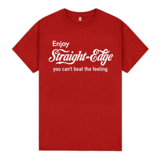 Straight Edge - Enjoy T-Shirt red PRE-ORDER