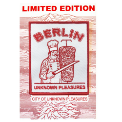 Berlin - City Of Unknown Pleasures Patch white/red