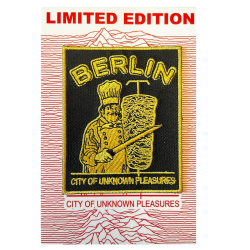 Berlin - City Of Unknown Pleasures Patch gold/black