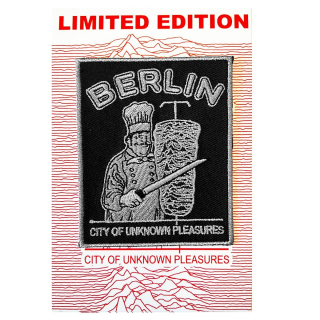 Berlin - City Of Unknown Pleasures Patch silver/black