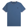 Fred Perry - Twin Tipped T-Shirt M1588 midnight blue/ultra violet/navy W98