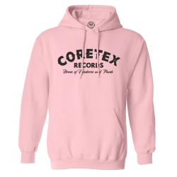 Coretex - Nails Hoodie light pink-black