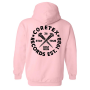 Coretex - Nails Hoodie light pink-black