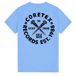 Coretex - Nails T-Shirt carolina blue-black