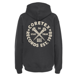 Coretex - Nails Hoodie black smoke