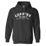 Coretex - Nails Hoodie black smoke