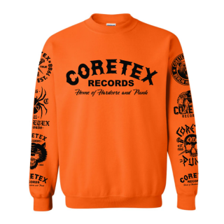 Coretex - Los Logos Sweatshirt safety orange