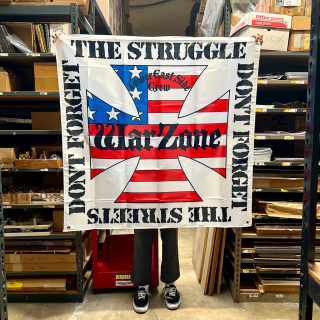 Warzone - Dont Forget The Struggle Banner PRE-ORDER