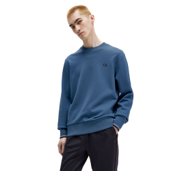 Fred Perry - Crew Neck Sweatshirt M7535 midnight blue/ultra violet/navy W98