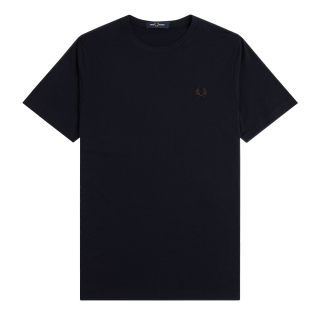 Fred Perry - Crew Neck T-Shirt M1600 navy/carrington brick W71