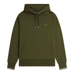 Fred Perry - Tipped Hooded Sweatshirt M2643 hunting...