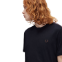 Fred Perry - Contrast Tape Ringer T-Shirt M4613 navy/carrington brick W71