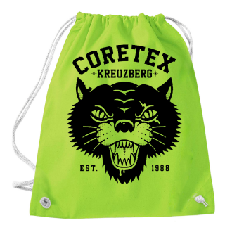 Coretex - Panther Gym Sack lime green-black