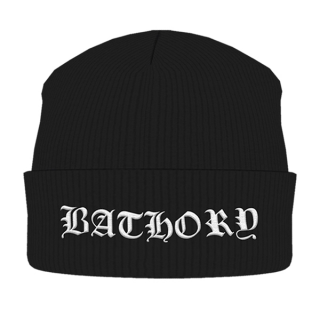 Bathory - white logo (embroided)