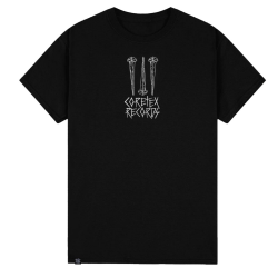 Coretex - Nails Embroidered T-Shirt black