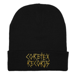 Coretex - Scratch Logo Beanie black-gold