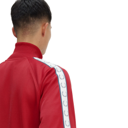 Fred Perry - Taped Track Jacket J4620 burnt red M02