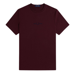 Fred Perry - Embroidered T-Shirt M4580 oxblood K22