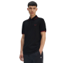 Fred Perry - Twin Tipped Polo Shirt M3600 black/burnt red/burnt red Y42