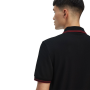 Fred Perry - Twin Tipped Polo Shirt M3600 black/burnt red/burnt red Y42