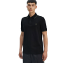 Fred Perry - Twin Tipped Polo Shirt M3600 black/court green/court green Y43