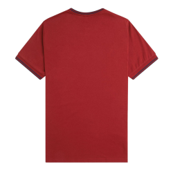 Fred Perry - Twin Tipped T-Shirt M1588 burnt red/navy Y35