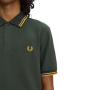 Fred Perry - Twin Tipped Polo Shirt M3600 court green/honeycomb/honeycomb Y22