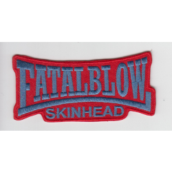 Fatal Blow - Logo Patch red