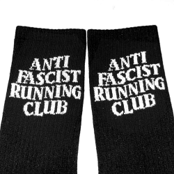 Anti Fascist Running Club - Socks black