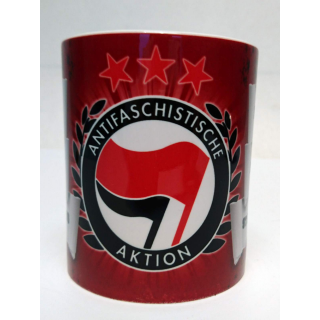 Antifaschistische Aktion - Logo Tasse