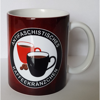 Antifaschistisches Kaffeekränzchen - Logo Tasse