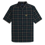 Fred Perry - Oxford Tartan Shirt M9627 navy 608