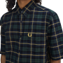 Fred Perry - Oxford Tartan Shirt M9627 navy 608