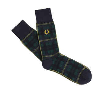 Fred Perry - Check Sock C9138 navy 608