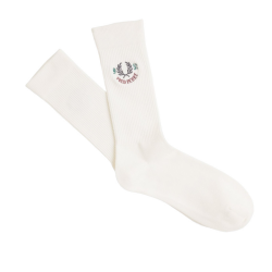 Fred Perry - Embroidered Sock C9130 ecru 560