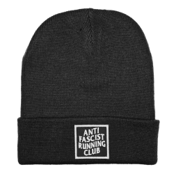 Anti Fascist Running Club - Beanie w/ Reflector Patch...