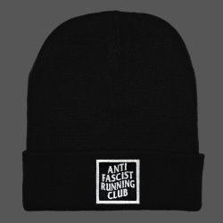 Anti Fascist Running Club - Beanie w/ Reflector Patch...