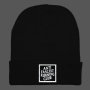 Anti Fascist Running Club - Beanie w/ Reflector Patch charcoal