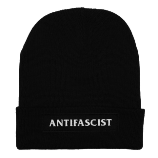 Antifascist - Beanie w/ Patch black