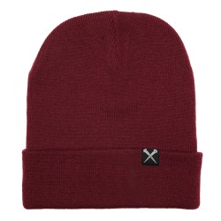 Coretex - Nails Woven Loop Label Beanie burgundy